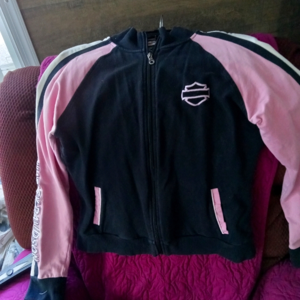 Harley Davidson zip up jacket